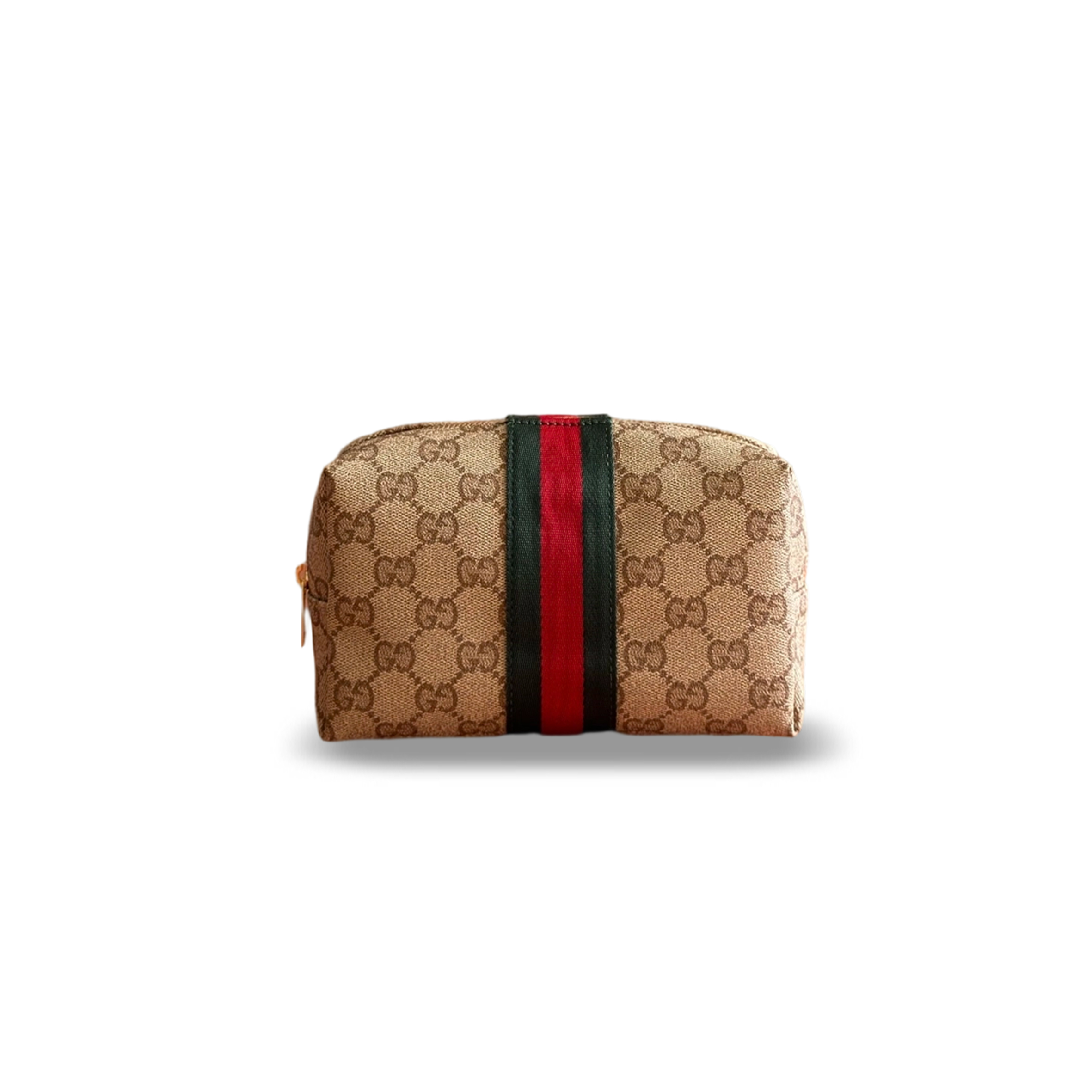GUCCI MEDIUM COSMETIC CASE WITH WEB 876050 (17.5*10*7cm)